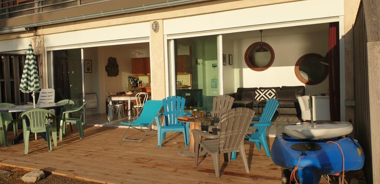 Rez de plage-Canoé+Paddle-70m² Savines-le-Lac Exterior foto